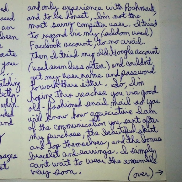 Sharing a most thoughtful Thank You - Picture 3 of 4